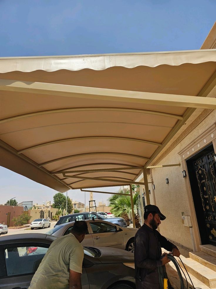 مظلات خشبية القطيف